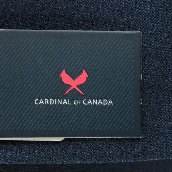 Cardinal of Canada NWT Wool Blend Sport Coat Size 40R US In Blue Melange